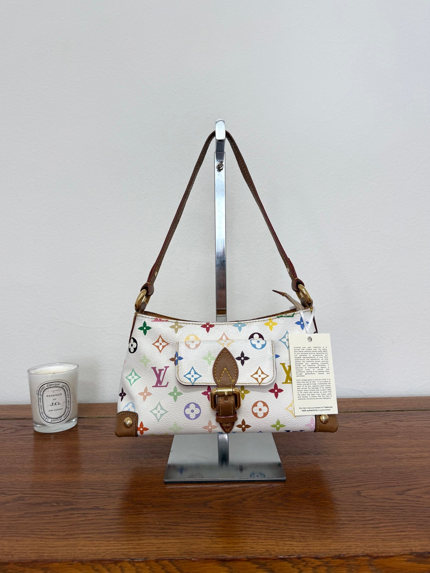 LV X TAKASHI MURAKAMI MULTICOLOR ELIZA HANDBAG