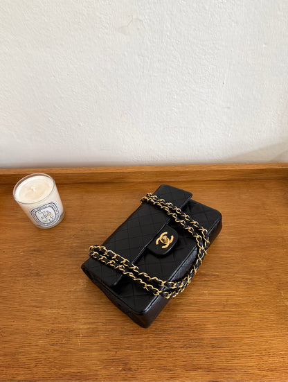 CHANEL CLASSIC DOUBLE FLAP BAG SMALL 24K GOLD