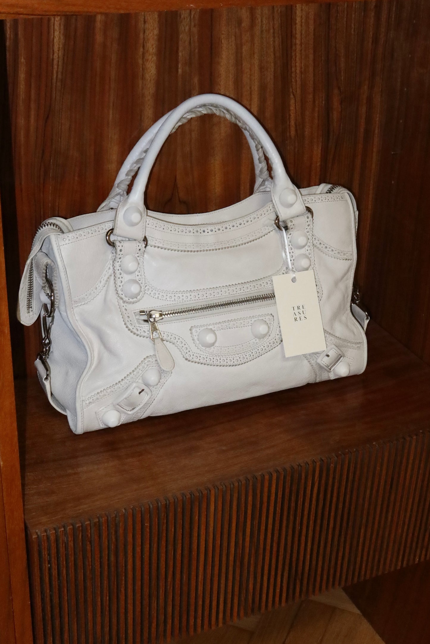 BALENCIAGA CITY BAG WHITE