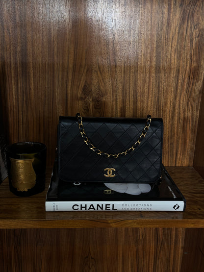CHANEL SINGLE FULL FLAP BAG 24K GOLD