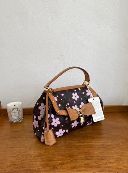 LV TAKASHI MURAKAMI CHERRY BLOSSOM SAC RETRO BOW