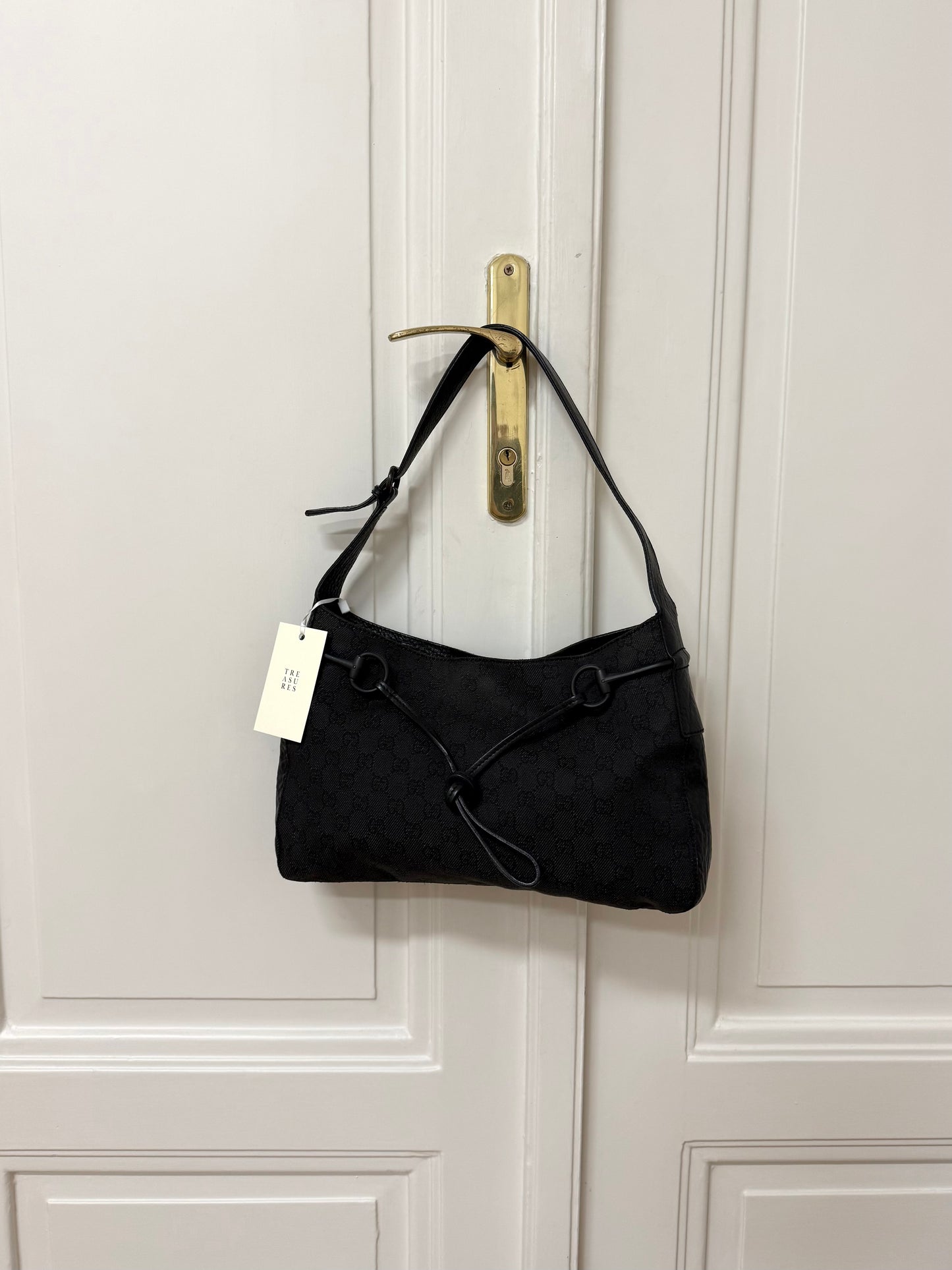 GUCCI GG MONOGRAM HORSEBIT SHOULDER BAG