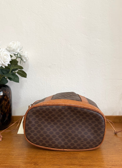 CELINE MACADAM BUCKET BAG