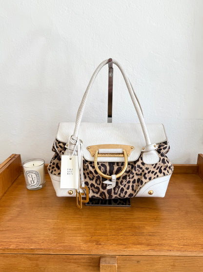 DOLCE & GABBANA LEOPARD SHOULDER BAG