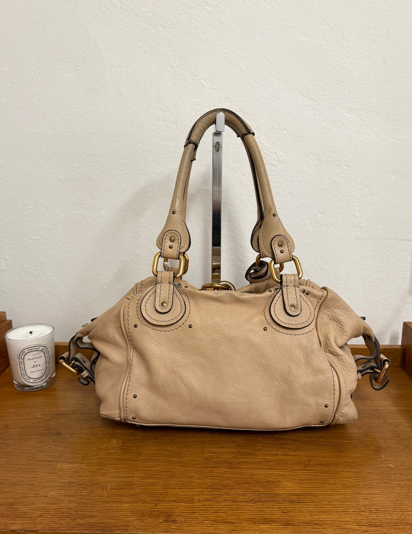 CHLOÉ PADDINGTON BY PHOEBE PHILO BEIGE GOLD HW