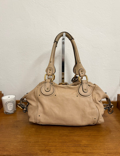 CHLOÉ PADDINGTON BY PHOEBE PHILO BEIGE GOLD HW
