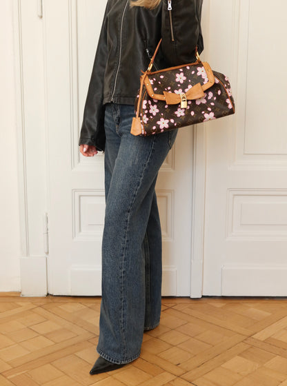 LV TAKASHI MURAKAMI CHERRY BLOSSOM SAC RETRO BOW