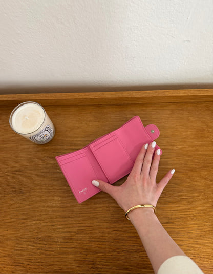 SERIES 27 CHANEL MINI WALLET LAMBSKIN PINK