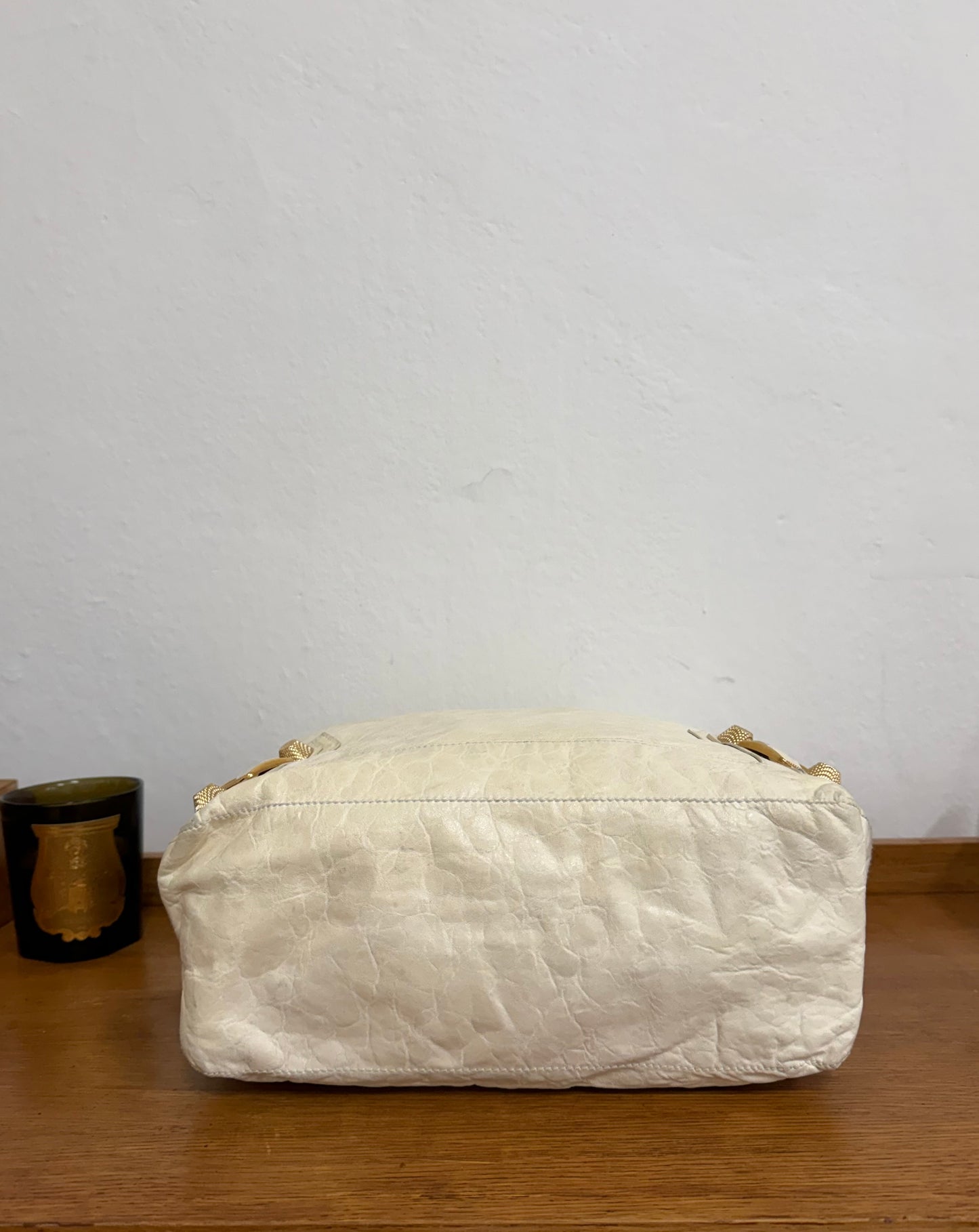 BALENCIAGA DAY “HOBO CITY” BAG BUTTER YELLOW