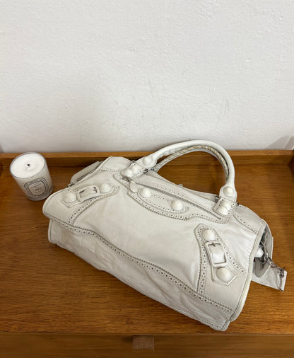 BALENCIAGA CITY BAG WHITE