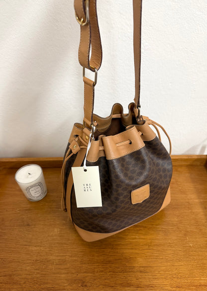 CELINE MACADAM BUCKET BAG & POUCH