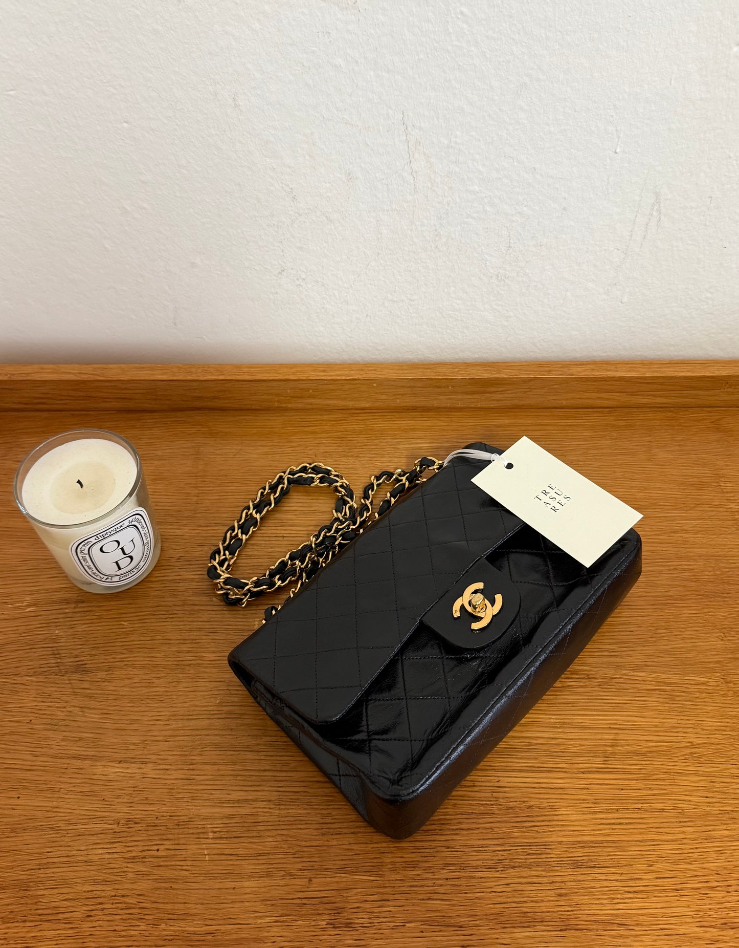 CHANEL CLASSIC DOUBLE FLAP BAG MEDIUM 24K GOLD