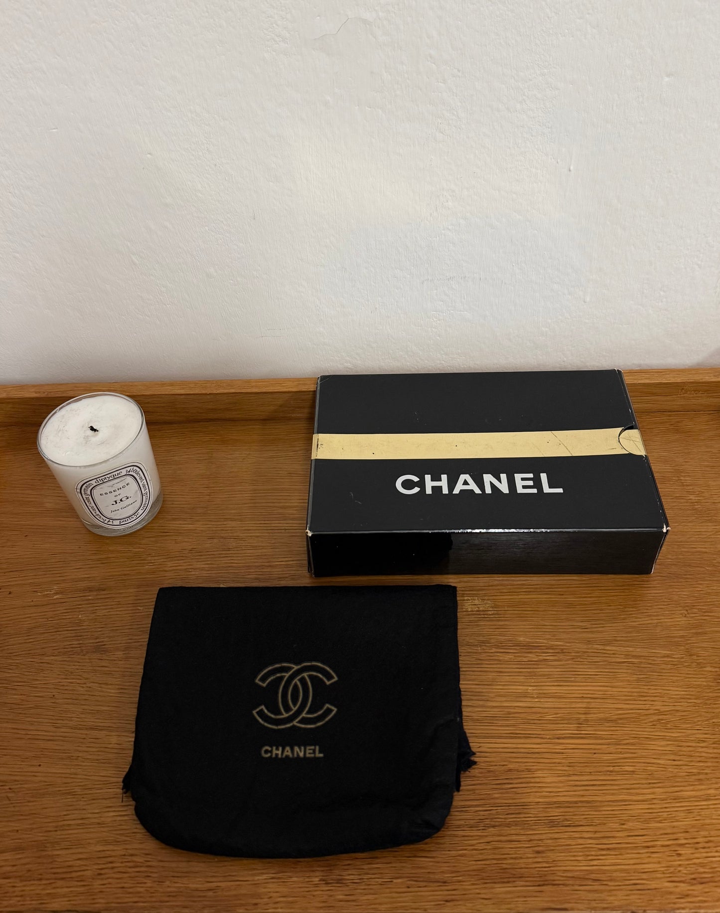 CHANEL FULL FLAP LAMBSKIN BLACK