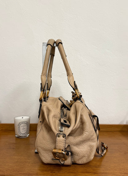 CHLOÉ PADDINGTON BY PHOEBE PHILO BEIGE GOLD HW