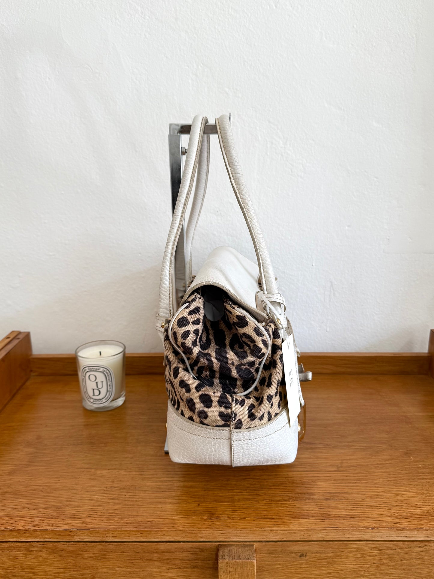 DOLCE & GABBANA LEOPARD SHOULDER BAG