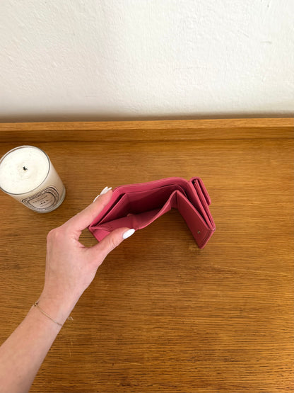 CHANEL MINI WALLET LAMBSKIN PINK