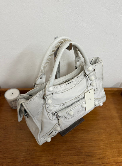 BALENCIAGA CITY BAG WHITE