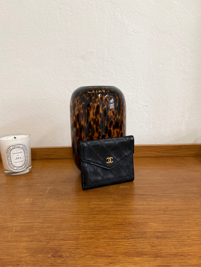 CHANEL LAMBSKIN DOUBLE SIDED WALLET