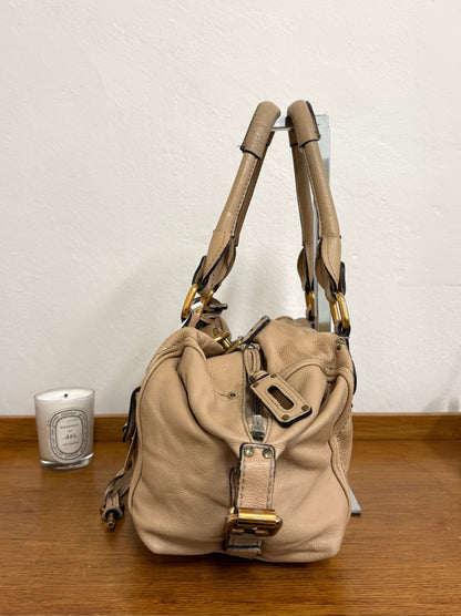 CHLOÉ PADDINGTON BY PHOEBE PHILO BEIGE GOLD HW