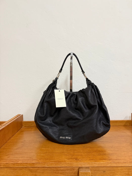 MIU MIU HOBO BAG BLACK