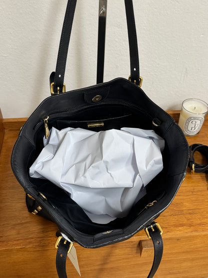 MIU MIU TOTE BAG GOLD HW STUDS