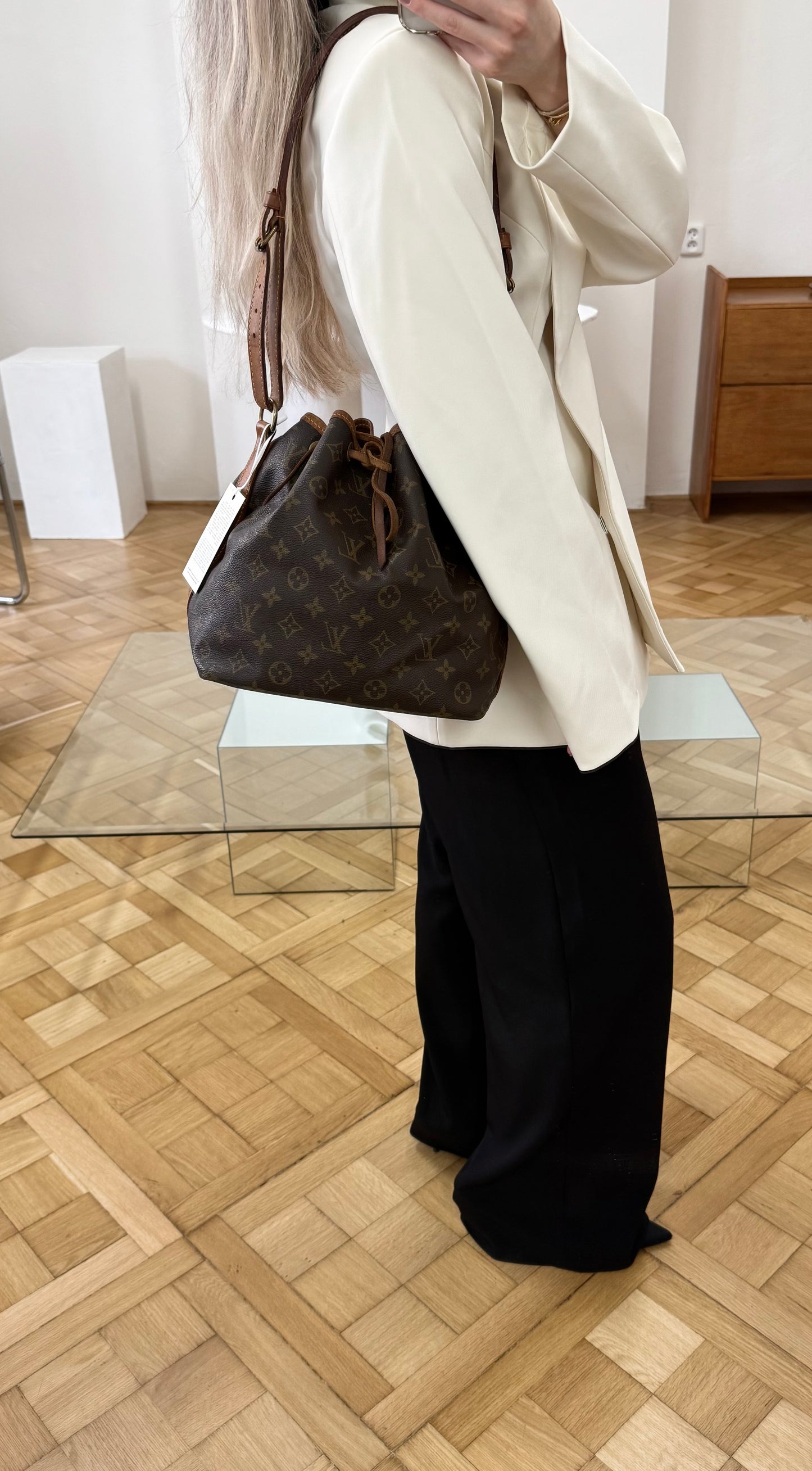 LV PETIT NOÉ MONOGRAM BUCKET BAG 318