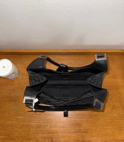 GUCCI JACKIE GG MONOGRAM BLACK BAG