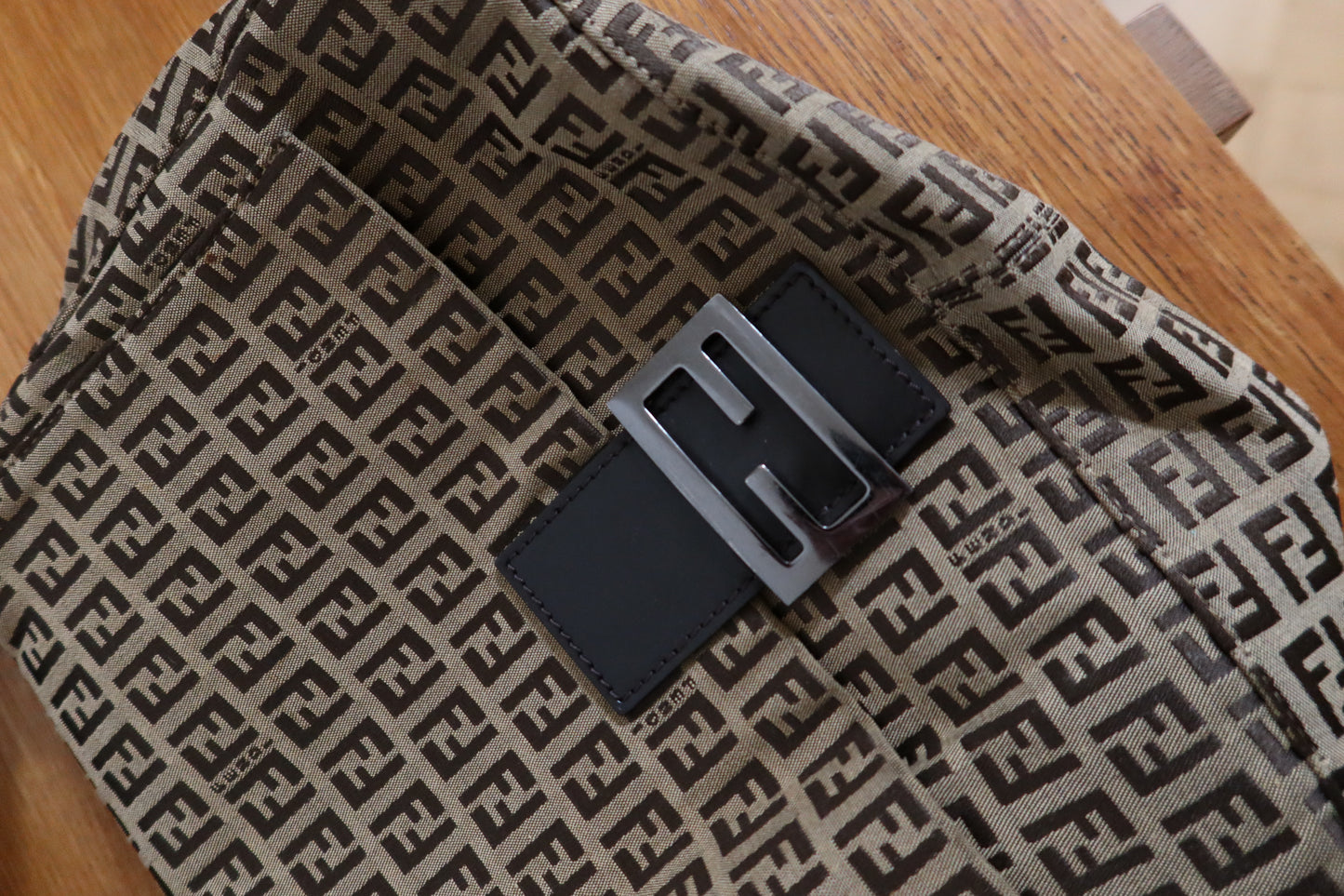 FENDI ZUCCA MAMMA BAGUETTE