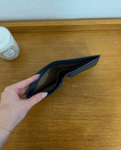 BOTTEGA VENETA INTRECCIATO WALLET BLUE