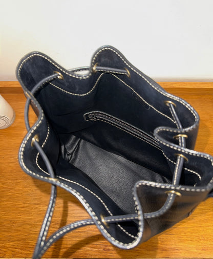 CELINE TRIOMPHE BUCKET BAG BLACK