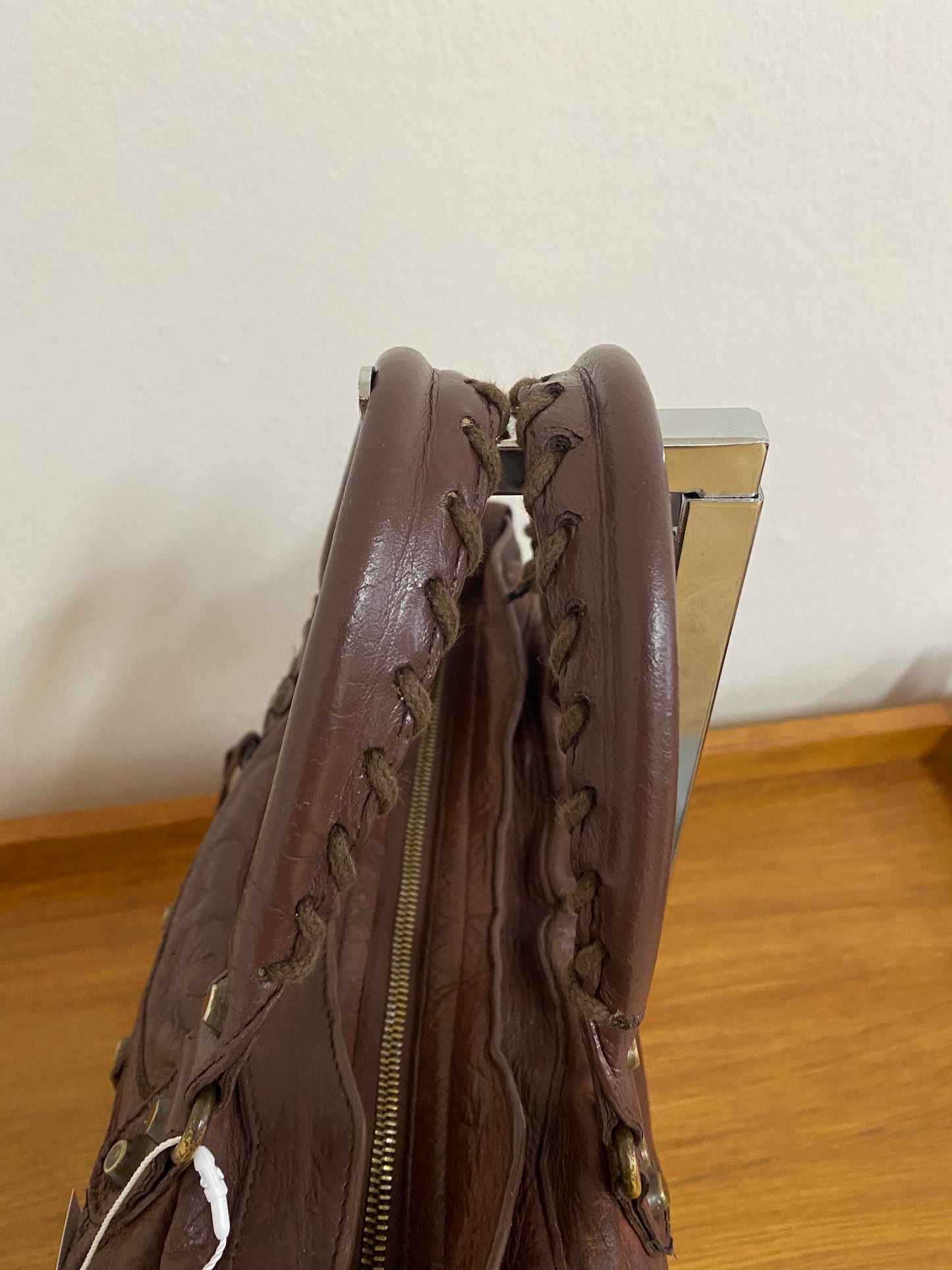 BALENCIAGA CITY BAG IN DARK BROWN
