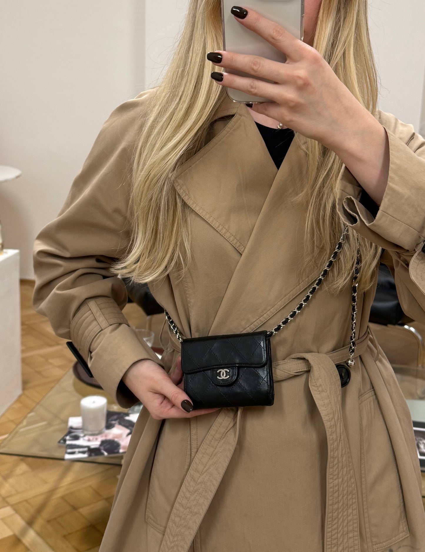 CHANEL MINI WALLET LAMBSKIN