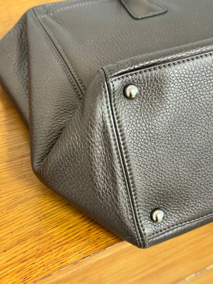 CHANEL EXECUTIVE TOTE IRIDESCENT BROWN SILVER HW