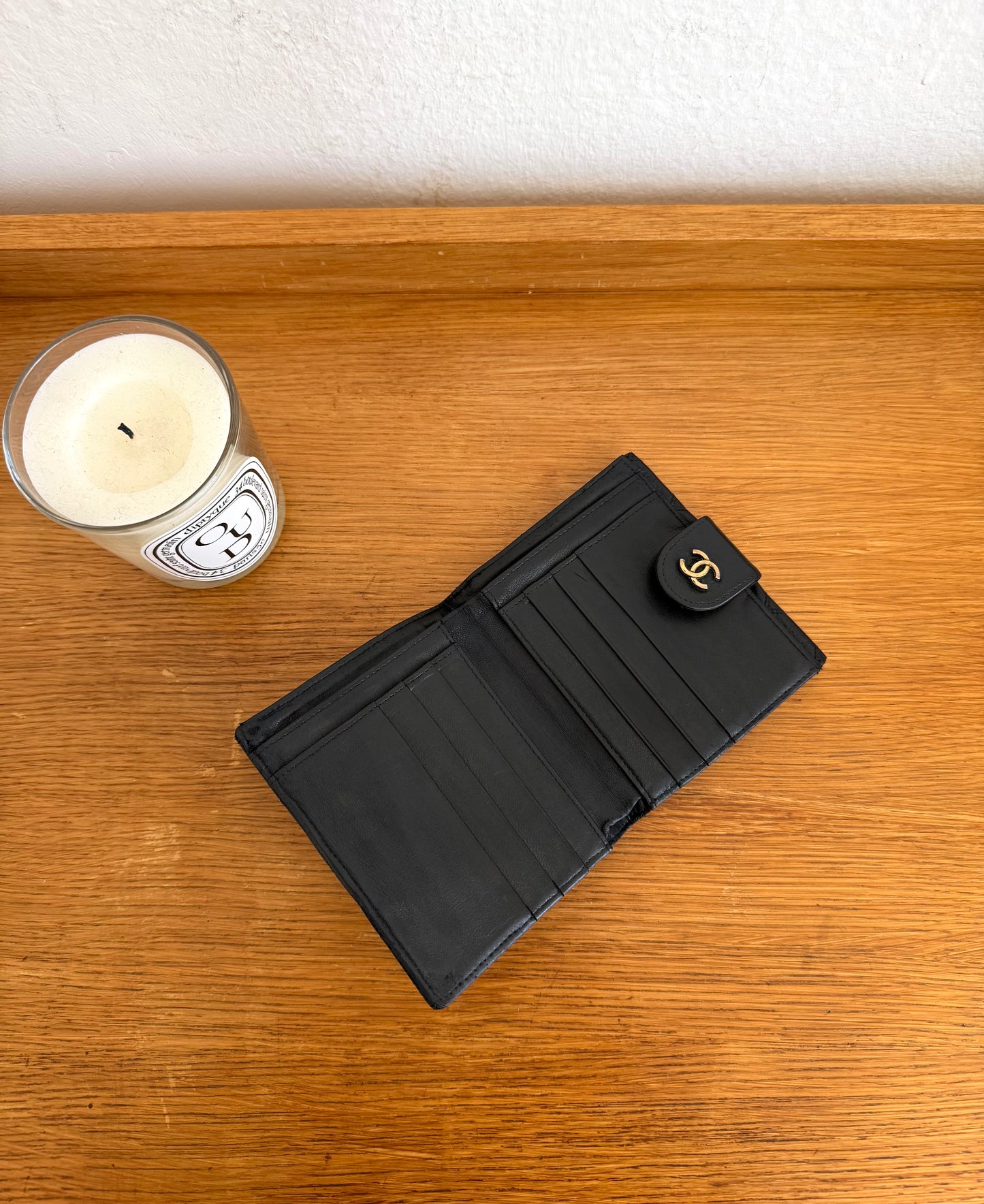 CHANEL CAVIAR DOUBLE SIDED WALLET