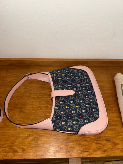 GUCCI JACKIE 1961 FLORAL DENIM