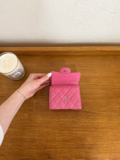 SERIES 27 CHANEL MINI WALLET LAMBSKIN PINK