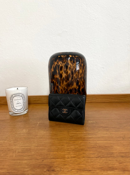 CHANEL MATELASSE QUILTED WALLET BLACK