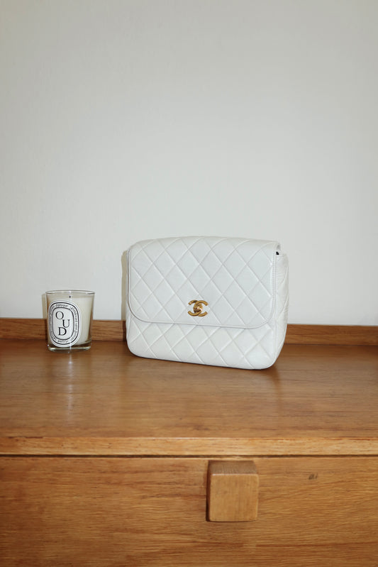 CHANEL LAMBSKIN FLAP BAG