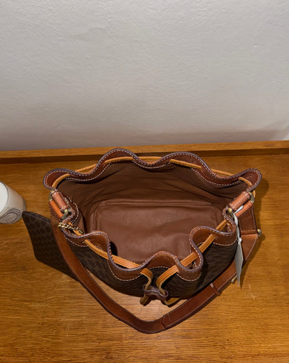 CELINE MACADAM BUCKET BAG & POUCH