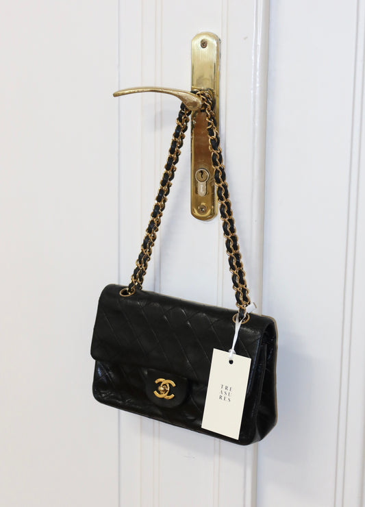 CHANEL CLASSIC DOUBLE FLAP BAG MEDIUM 24K GOLD