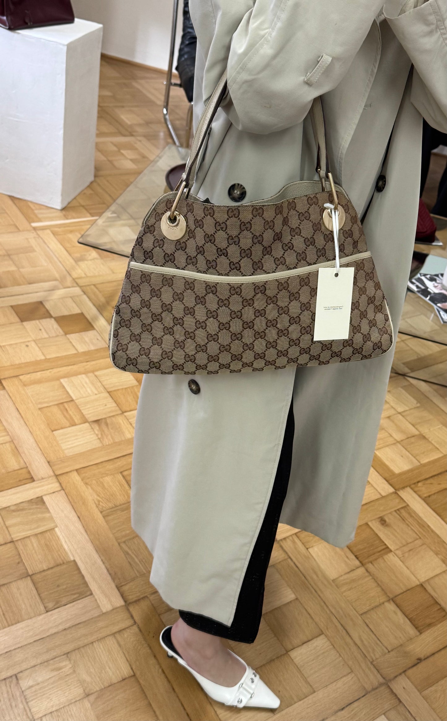 GUCCI GG MONOGRAM SHOULDER BAG