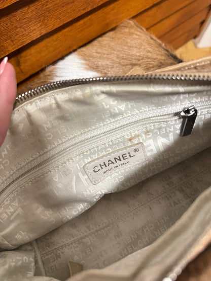 CHANEL ULTRA RARE PYTHON CC SHOULDER BAG KARL LAGERFELD 2004-2005