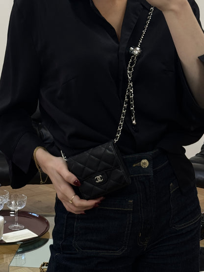 CHANEL MINI WALLET CAVIAR SERIES 11